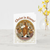 Carte Christ Est Ressuscité ! (Fleur jaune)