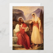 Carte Christ et Samaritain par Christian Schleisner (Devant / Derrière)