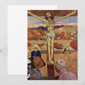 Carte Christ Jaune par Paul Gauguin, Art Vintage (Devant / Derrière)