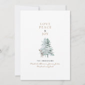 Carte Christ le Roi est né Nativité chrétienne (Dos)