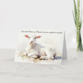 Carte Christ Our Passover: Christian Passover card (Devant)