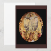 Carte Christ transcendant ressuscité de la tombe (Devant / Derrière)