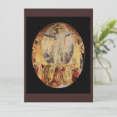 Carte Christ transcendant ressuscité de la tombe (Debout devant)