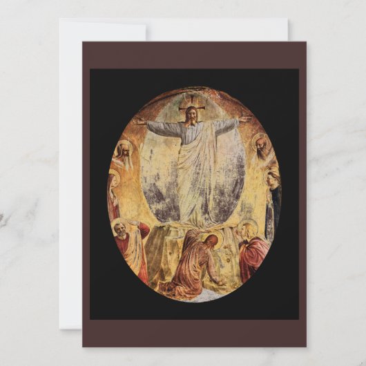 Carte Christ transcendant ressuscité de la tombe (Devant)