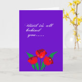 Carte Christian bereavement expression (Fleur jaune)