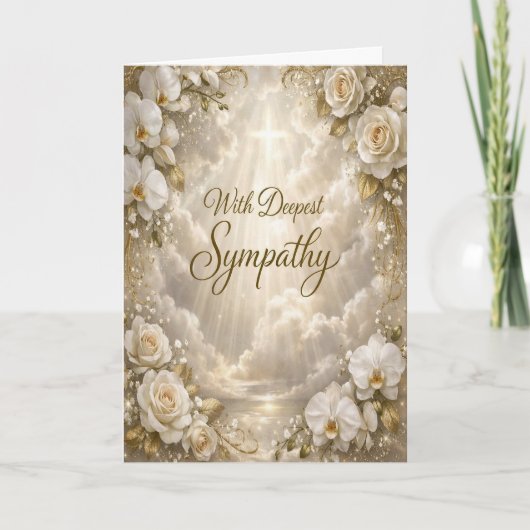 Carte Christian Bible Verse Sympathy Card (Devant)