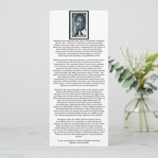 Carte Christian Black (Debout devant)