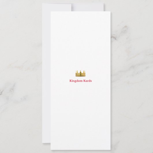 Carte Christian Black (Dos)