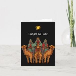 Carte Christian Ce Soir Nous Chevauchons 3 Sages Hommes