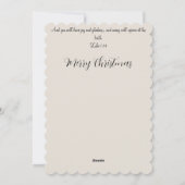 Carte Christian Christmas (Dos)