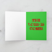 Carte Christian Christmas (Intérieur)