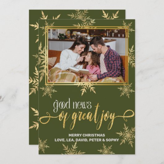 Carte Christian Christmas (Devant / Derrière)