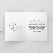 Carte Christian Condolence (Intérieur)