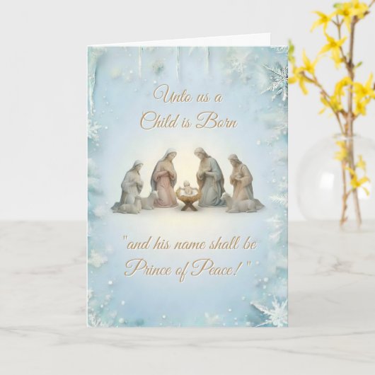Carte Christian Design Christmas (Fleur jaune)