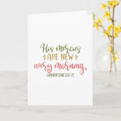 Carte Christian Design His Mercies Are New Every Morning (Fleur jaune)