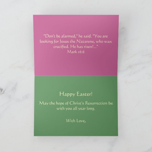 Carte Christian Easter (Intérieur)
