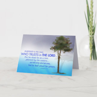 Carte Christian Encouragement Écriture Salutation