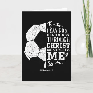 Carte Christian Football Foi Graphique Verset Biblique P
