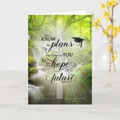 Carte Christian Graduation Félicitations Forest Creek (Fleur jaune)