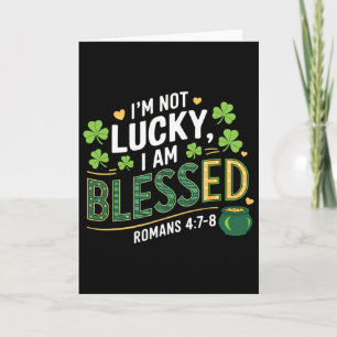 Carte Christian Jésus St Patrick's Day Je ne suis pas ch