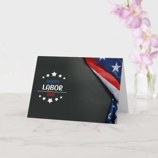Carte Christian Labour Day (Orchidée)