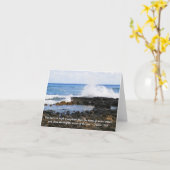 Carte Christian Note, Bible Verse Carte pour notes (Fleur jaune)