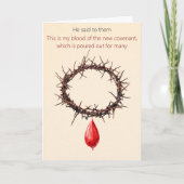 Carte Christian Passover Card (Devant)