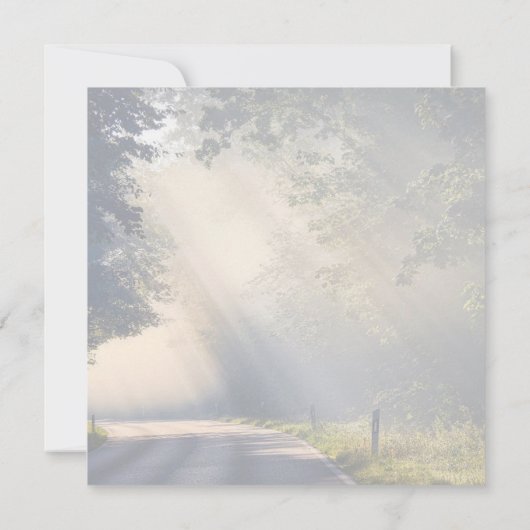 Carte Christian Poem Note "Sunbeams" (Dos)