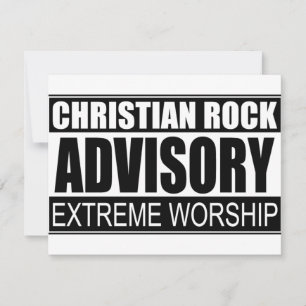 Carte Christian Rock Advisory...