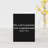 Carte Christian Shirts The Lord Is Gracious Worship Fait (Fleur jaune)