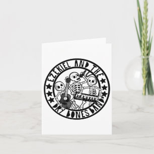 Carte Christian Skeleton Ezekiel Et La Bible De Bande D'