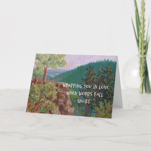 Carte Christian Sympathy Mountain Cliff (Devant)