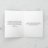 Carte Christian Sympathy Sunburst (Intérieur)