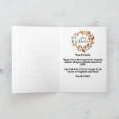 Carte Christian Thanksgiving (Intérieur)