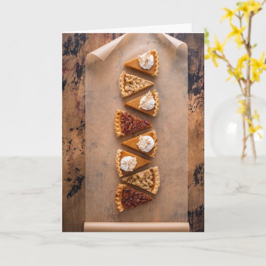 Carte Christian Thanksgiving (Fleur jaune)