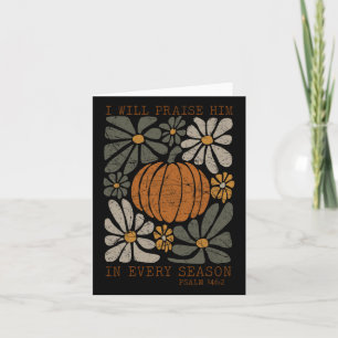 Carte Christian Thanksgiving Je Le Louerai Dans Chaque