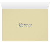 Carte Christian USA LABOR DAE (Intérieur Horizontal (Bas))