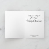 Carte Christian Woodland Deer Christmas (Intérieur)