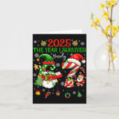 Carte Christmas 2025 The Year I Barely Survived Six Seve (Fleur jaune)