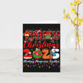 Carte Christmas 2025 Xmas Lights Making Memories Togethe (Fleur jaune)