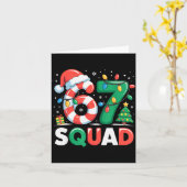 Carte Christmas 67 Squad Funny Candy Cane Lights Holiday (Fleur jaune)