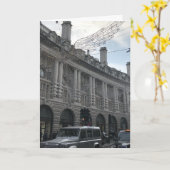 Carte Christmas Angels Regent Street Londres Angleterre (Fleur jaune)