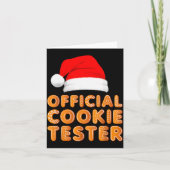 Carte Christmas Baking Crew Cookie Tester Xmas Pajamas (Devant)