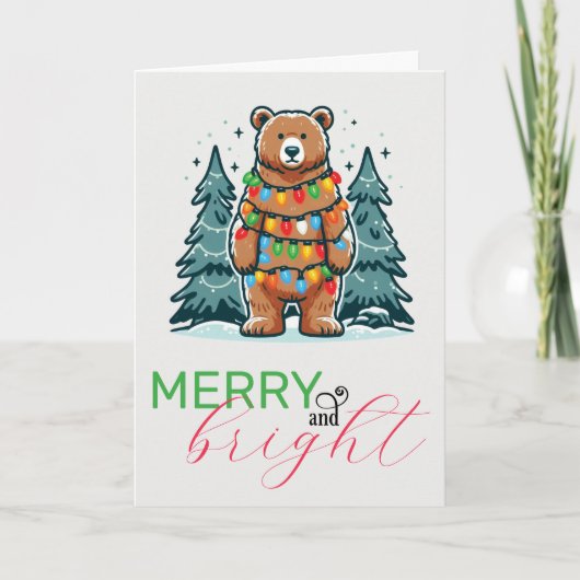 Carte Christmas Bear (Devant)