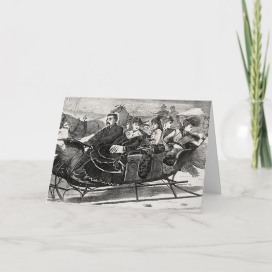 Carte Christmas Belles de Winslow Homer (Devant)