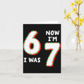 Carte Christmas Birthday 6 To 7 Age Upgrade Candy 67 Mem (Fleur jaune)