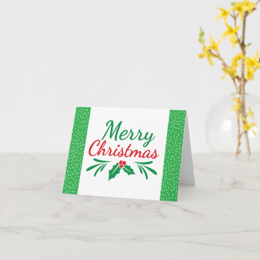 Carte Christmas Blank (Fleur jaune)