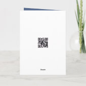 Carte Christmas Blue Jay On a Snowy Pine (Dos)