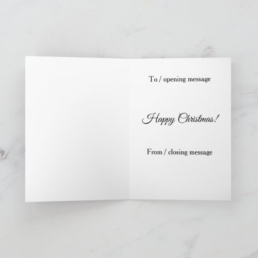 Carte Christmas card with Santa and dumper full of gifts (Intérieur)