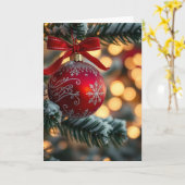 Carte Christmas cards (Fleur jaune)